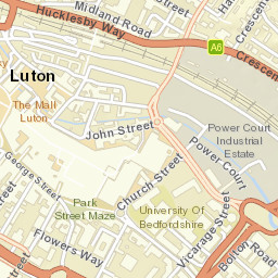 Luton Street Map