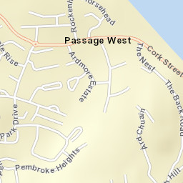 Passage West Street Map