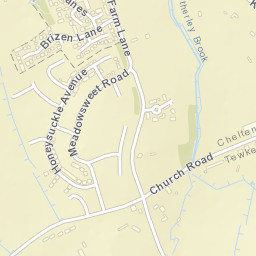 Leckhampton Lane, Shurdington, Cheltenham Street Map