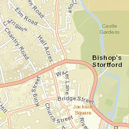 Bishops Stortford Street Map