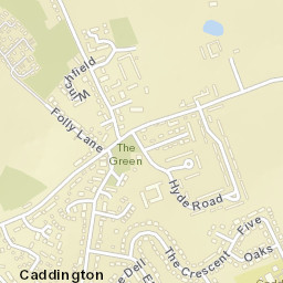 Caddington Street Map