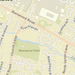 201 Barnwood Rd, Barnwood, Gloucester, Gloucestershire GL4 3H Street Map