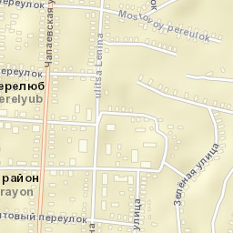 Perelyub Street Map