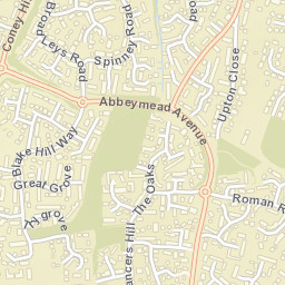 55 Youngs Orchard, Abbeymead, Gloucester, Gloucestershire Street Map