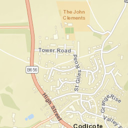 Codicote Street Map