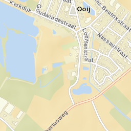 Ooij Street Map