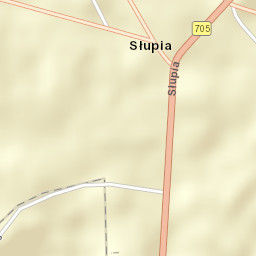 Słupia Street Map