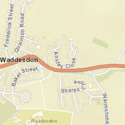 Waddesdon Street Map