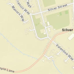 Silver End Street Map