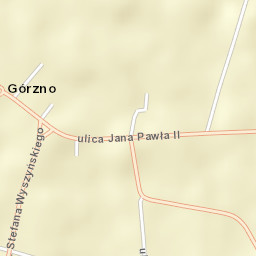 Górzno Street Map