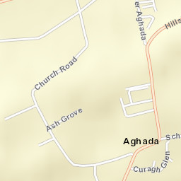Aghada Street Map