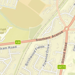 244 Stroud Rd, Tuffley, Gloucester, Gloucestershire GL4 0AU,  Street Map