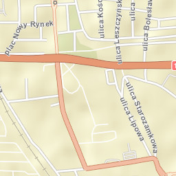 Leszno Street Map