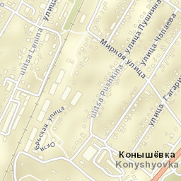 Konyshevka Street Map