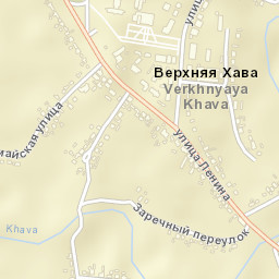 Verkhnyaya Khava Street Map