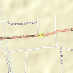 Lisków Street Map