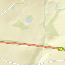 A40, Whitland, Carmarthenshire SA34, UK Street Map