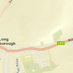 Long Hanborough, adj Wasties Orchard Street Map