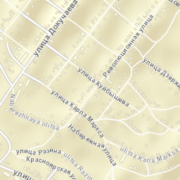 Voskresenskoye Street Map