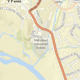 Abergavenny Street Map