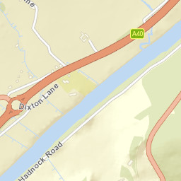 A40, Monmouth, Monmouthshire NP25, UK Street Map