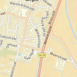 Megen Street Map