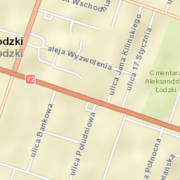 Aleksandrów Łódzki Street Map