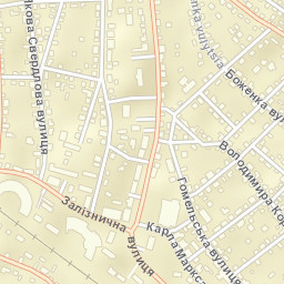 Shchors Street Map