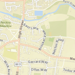Wheathampstead Street Map