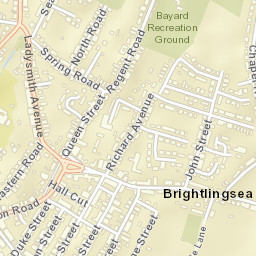 Brightlingsea Street Map