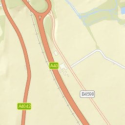 B4598, Abergavenny, Monmouthshire NP7, UK Street Map