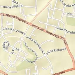 Wschowa Street Map