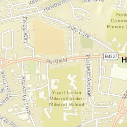 10 Foley Way, Haverfordwest, Pembrokeshire Street Map