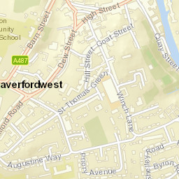 Haverfordwest Street Map