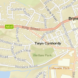 Brynmawr Street Map