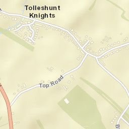 Tolleshunt Knights Street Map