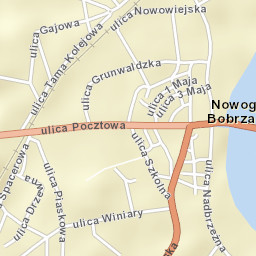Nowogród Bobrzański Street Map