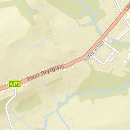 Cross Hands Street Map