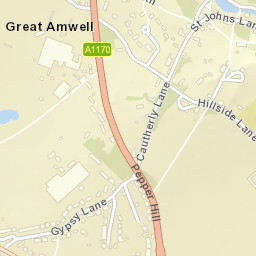 Great Amwell Street Map