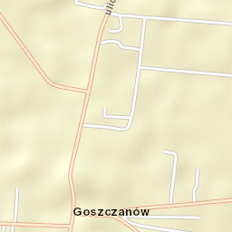 Goszczanów Street Map