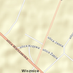 Wisznice Street Map