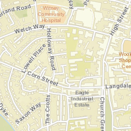 Witney Street Map