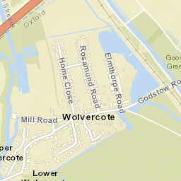 Wolvercote Street Map