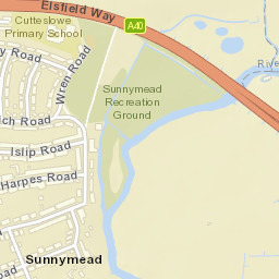 91-93 Islip Road, Oxford, Oxfordshire OX2 Street Map