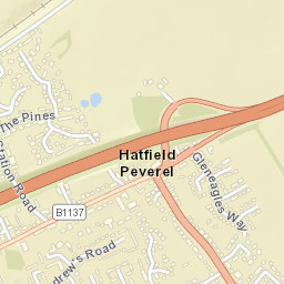 Hatfield Peverel Street Map