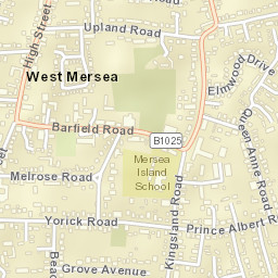 West Mersea Street Map