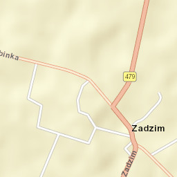 Zadzim Street Map