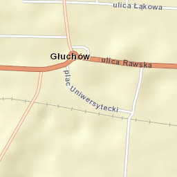 Głuchów Street Map
