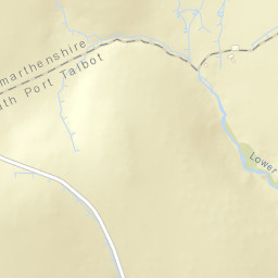 Grenig Road, Glanaman, Carmarthenshire Street Map