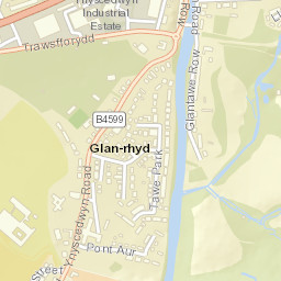 63 Pont Aur, Heol Ynyscedwyn, Ystradgynlais, Swansea, Powys S Street Map